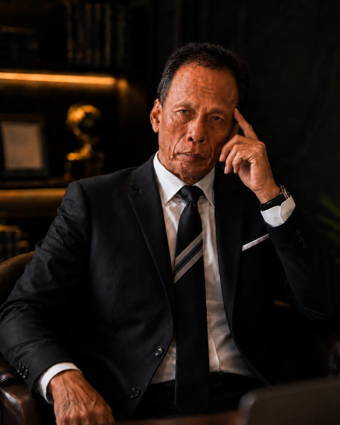 Atty. Ver, seated in his office
